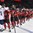 PARIS, FRANCE - MAY 11: Players from team Canada and team France shake hands following a 3-2 Canada win during preliminary round action at the 2017 IIHF Ice Hockey World Championship. (Photo by Matt Zambonin/HHOF-IIHF Images)
